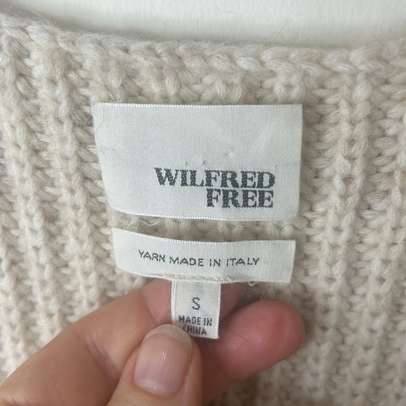 WILFRED FREE Karolin Knit Colorblock Sleeveless Knit Sweater Tunic Size Small - Picture 5 of 13